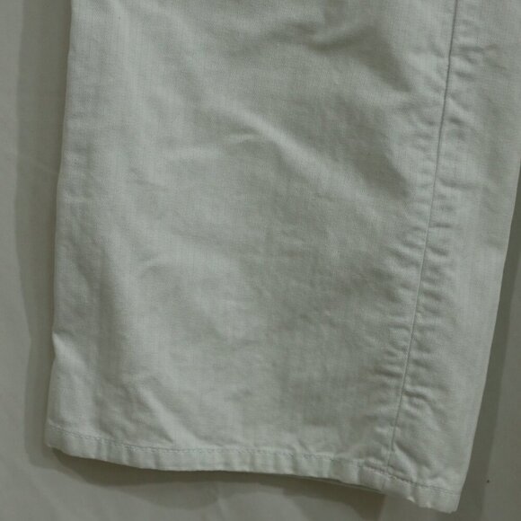 Marc Jacobs Women’s White Pants Size 8 – wide Leg Utility Pocket - Picture 6 of 12